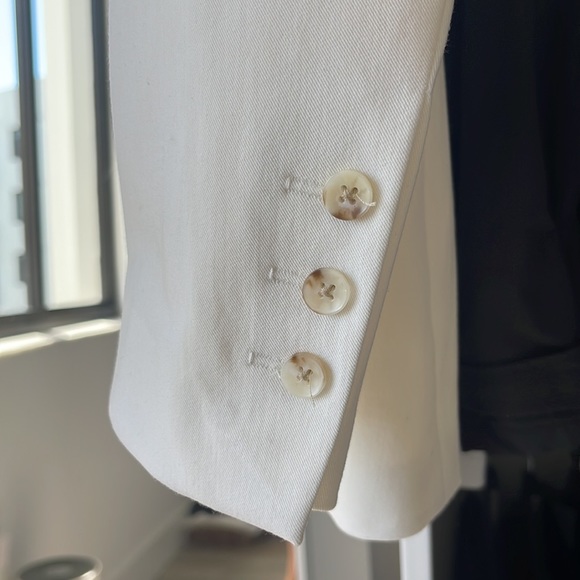 Pretty Lavish Dylan Dad Blazer in Cream - Picture 6 of 6